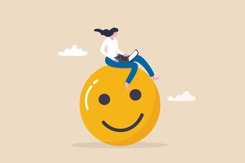 Wellbeing Graphic Smiley Face Istock 1410953126