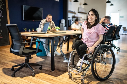 Girl Woman Wheelchair Disabled Istock MED FG Trade Latin