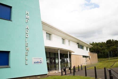 704 men reside at HMP Addiewell, its high security category status referring to the high risk of escape