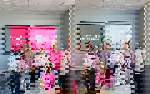 In October, colleagues focused on women&#x2019;s health, including participating in &#x2018;Wear it Pink&#x2019; for Breast Cancer Now.