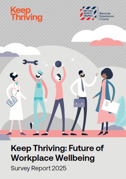 Cover of the Keep Thriving Future of Workplace Wellbeing Survey Report 2025