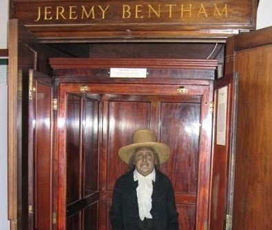 The social reformer Jeremy Bentham believed that there was an objective reality of wellbeing, which only analysis via calculation and instruments could unlock. Photograph: UCL
