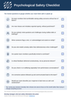 Psychological Safety Checklist