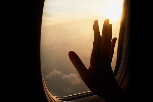 We can easily transfer germs like cold and 'flu viruses via fingers touching the plane's surfaces