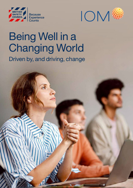 Cover of the Being Well in a Changing World report
