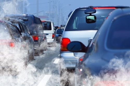 Levels Of Tiny Particulate Matter PM2.5 Produced By Cars Need To Fall By 30 Per Cent In The Next Decade To Meet UN Public Health Standards. Photograph Istock